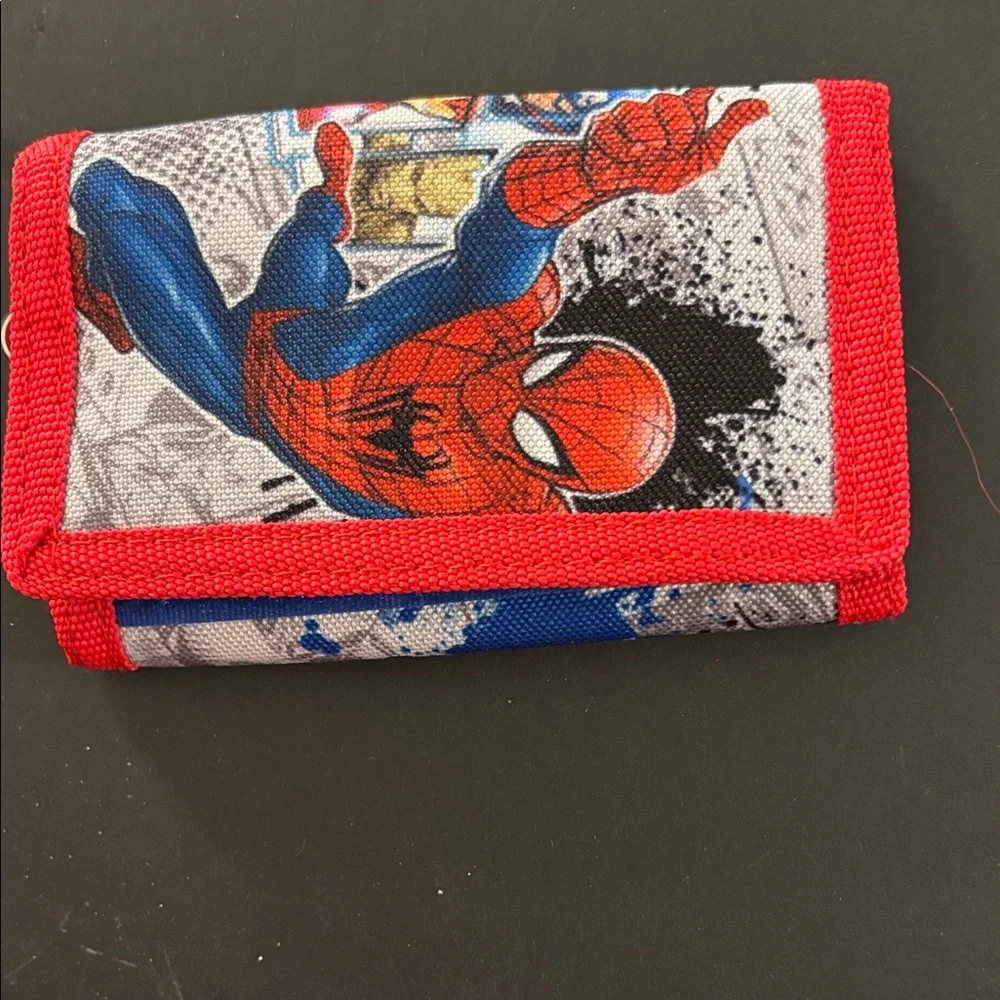 Spider-Man Kids Wallet - Red and Blue